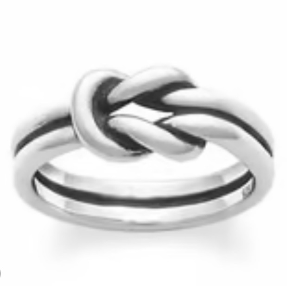 James Avery Sterling Silver Lover’s Knot Ring size 4.5